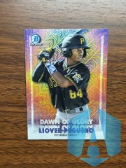2021 Bowman Chrome Liover Peguero #DG-8 MOJO Dawn Of Glory Pirates SP